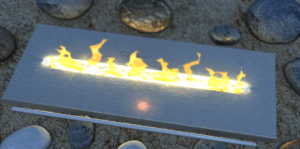 Fashionable ethanol burner design - 3D CAD product shot visualisation