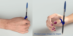 Pen grip helper for special needs - 3D CAD visualisation