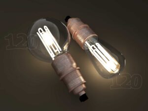 Eco filament lamp bulbs combo two shapes