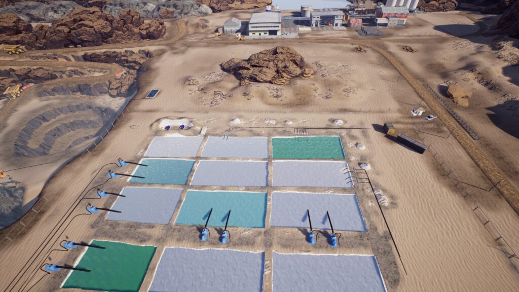 Lithium mine 3D CAD animation
