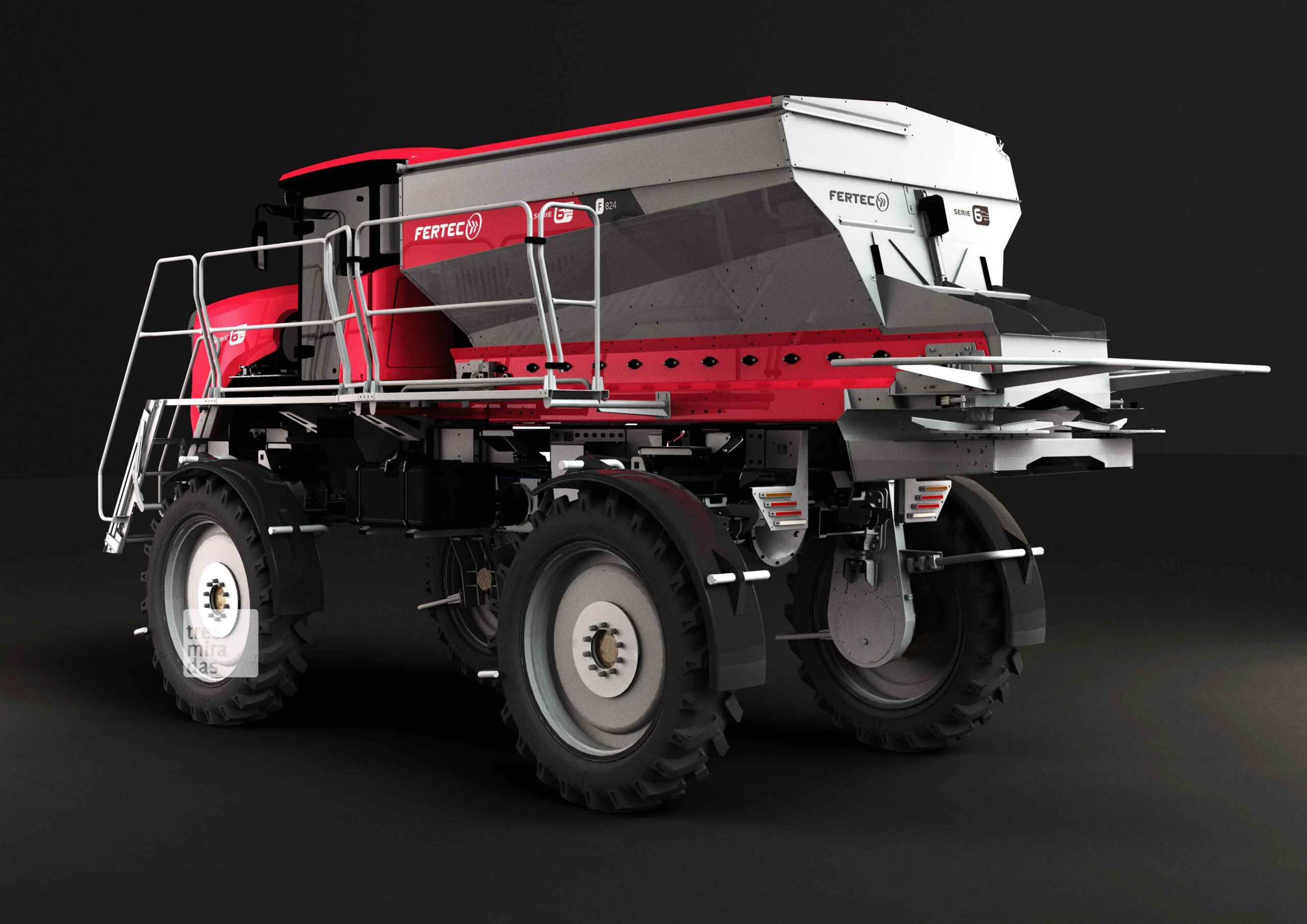 Fertec's new self propelled fertilising machine
