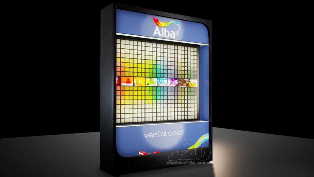 Lepar Paint Colour Display