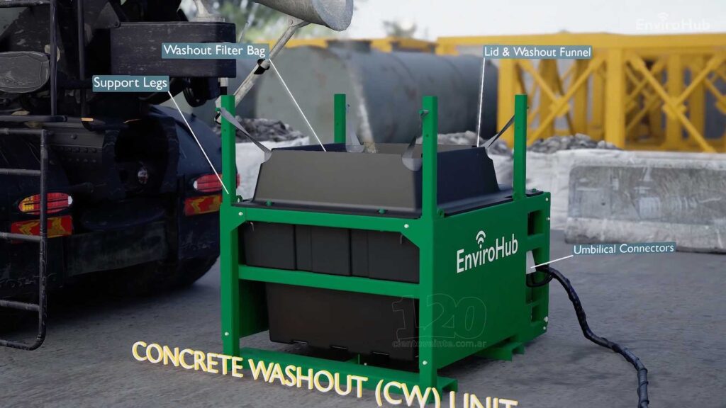 Concrete wash solution 3D animated explainer video